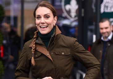 Kate Middleton sorprende con el peinado favorito de la Infanta Sofía: la trenza casual más sencilla y elegante